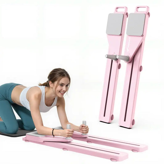Merach 4-in-1 Foldable Pilates Reformer & Ab Exercise Board | Home Gym Core & Full-Body Toning Workout Machine